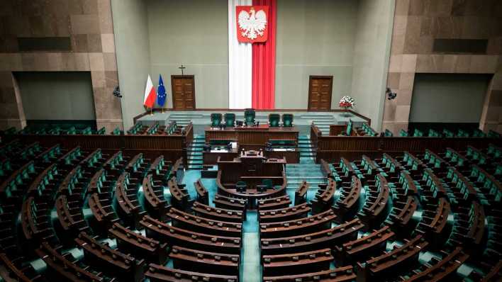 Polen, Warschau: Parlament "Sejm" (Bild: picture alliance / NurPhoto)