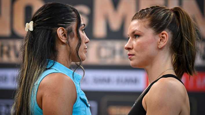 Boxerinnen Amanda Serrano und Nina Meinke