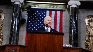 Präsident Joe Biden hält im Capitol die Rede zur Lage der Nation.