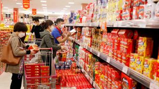 Supermarkt in Hanoi, Vietnam