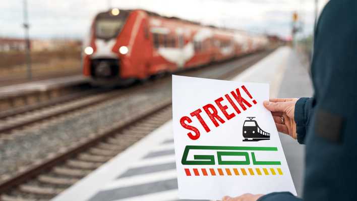 Lok und Schild GDL-Streik