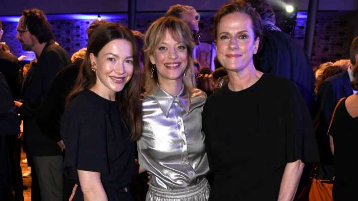 Hannah Herzsprung, Heike Makatsch und Claudia Michelsen auf einer Berlinale-Party