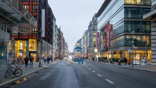 Die ehemaliege Flaniermeile Friedrichstraße