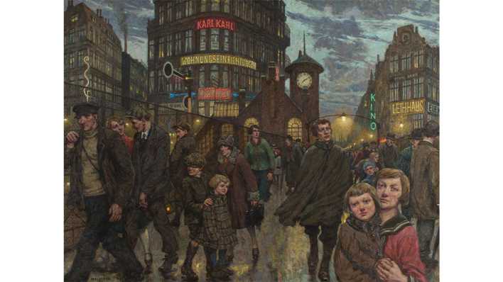 Hans Baluschek: Großstadtlichter, 1931 (Bild: Stiftung Stadtmuseum Berlin/Reproduktion: Michael Setzpfandt, Berlin)