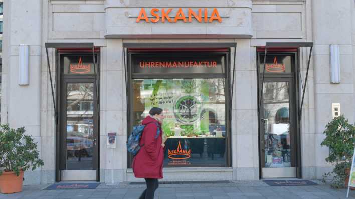 Askanie-Geschäft am Kurfürstendamm von außen