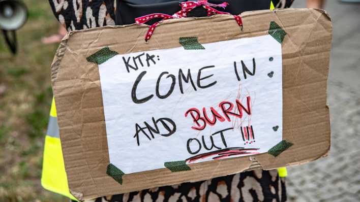 Kita-Streik und Demo in Berlin