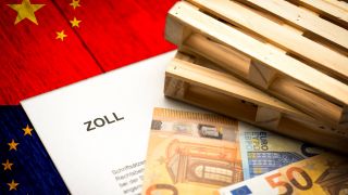 Symbol: Strafzölle der EU gegen China