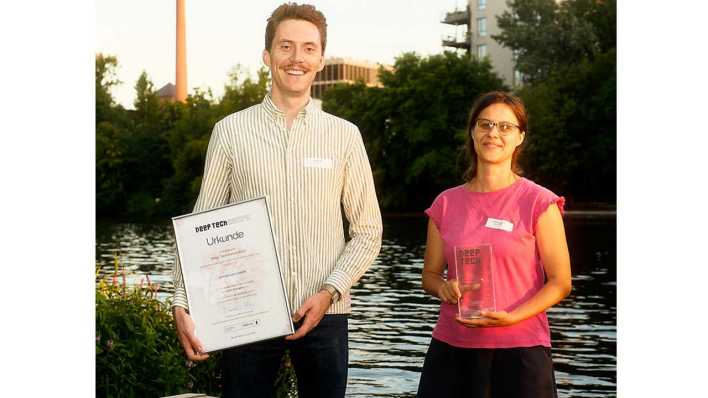 Cambrium, Gewinner des Deep Tech Award (Bild: Guillem López Nicolau für Deep Tech Berlin)