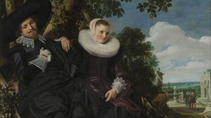 Frans Hals, Porträt eines Paares, vermutlich Isaac Abrahamsz Massa und Beatrix van der Laen, um 1622 (Bild: Rijksmuseum, Amsterdam)