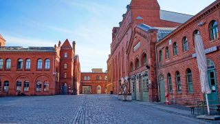 Der Innenhof des Kulturbrauerei-Areals.