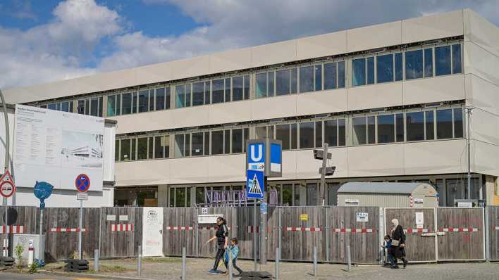 Der Neubau der Anna-Freud-Schule, Halemweg in Berlin-Charlottenburg