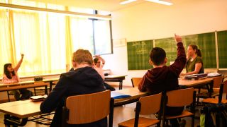 Unterricht in einer vierten Klasse an der Grundschule