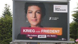 Wahlplakat des BSW