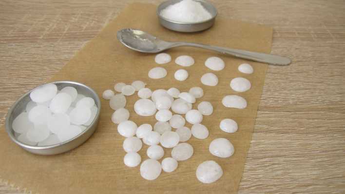 Selbst gemachte Pastillen aus Xylitol Birkenzucker