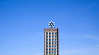 Das Markenhochhaus im Volkswagen Stammwerk.