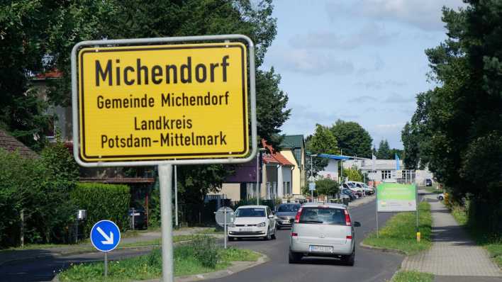 Ortseingangsschild von Michendorf