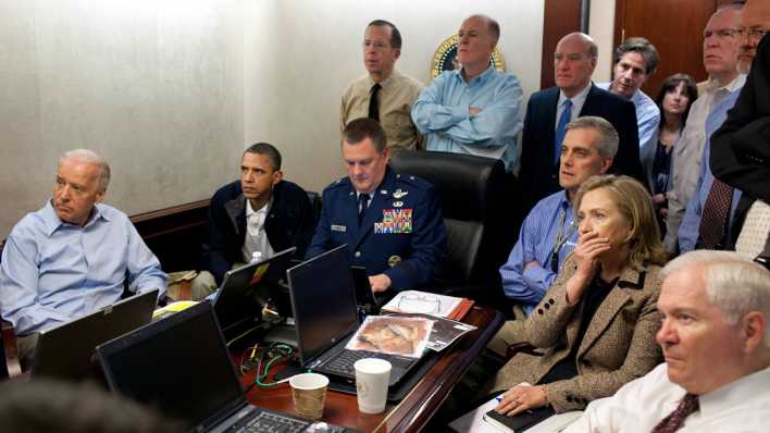 US-Präsident Obama 2011 im Situation Room