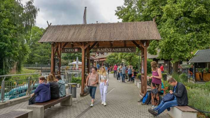 Spreehafen, Burg im Spreewald