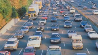 Stau auf dem 405 Freeway in Los Angeles