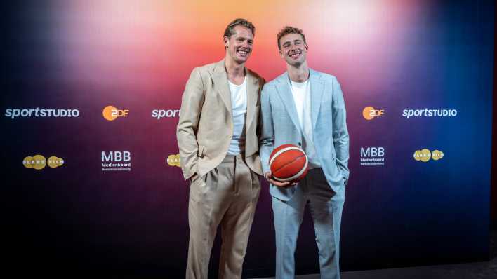 Franz und Moritz Wagner bei der Premiere von "The Wagner Brothers"