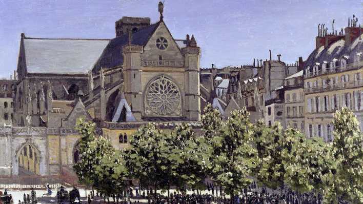 Claude Monet, Saint Germain l'Auxerrois, 1867, Öl auf Leinwand