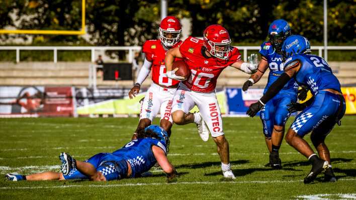 Potsdam Royals im GFL-Spiel gegen die Allgäu Comets