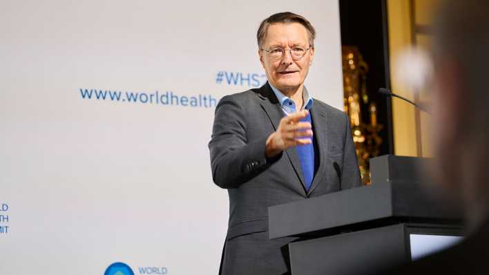 Karl Lauterbach auf dem Kongress World Health Summit 2024 in Berlin (Bild: World Health Summit)