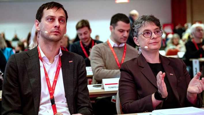 Martin Hikel und Nicola Böcker-Giannini