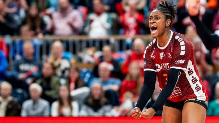 Violleyballerin Danielle Harbin vom SC Potsdam