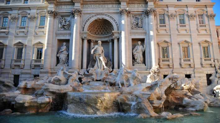 Der Trevi-Brunnen in Rom (Foto: imago images / Kai Koehler)