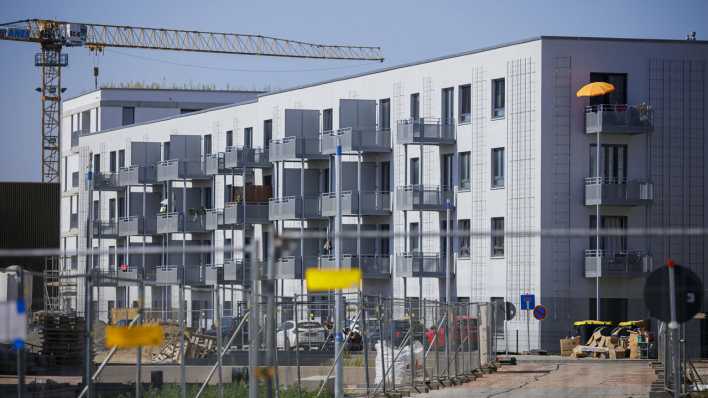 Stadtquartier Buckower Felder am suedlichen Stadtrand von Berlin