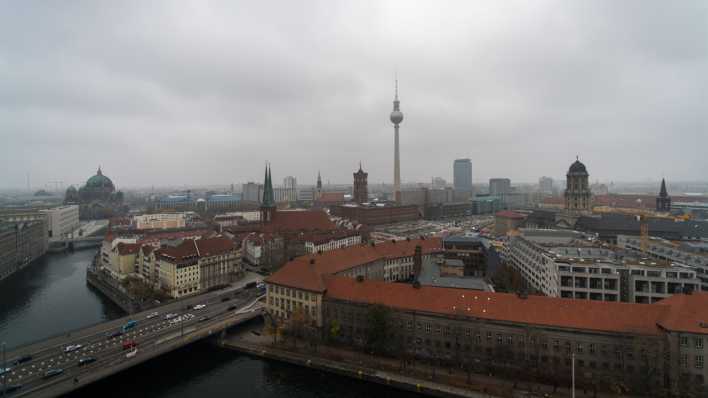 Trübes Wetter über Berlin