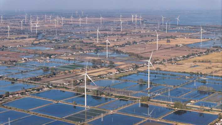 Windkraftanlage in China