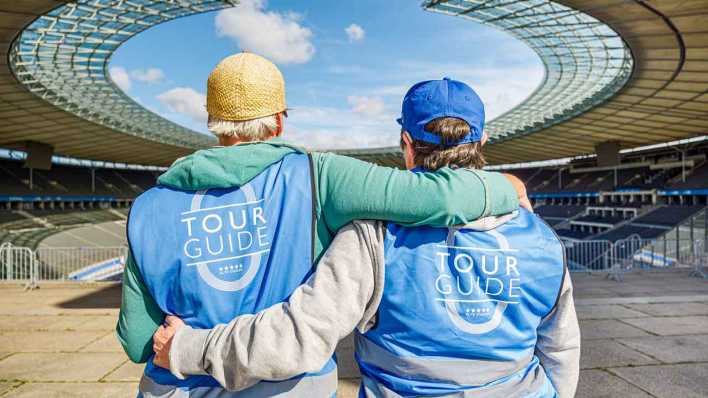 Besucherführung Tandem Inklusiv im Olympiastadion Berlin (Bild: Olympiastadion Berlin GmbH/Thomas Margraf)