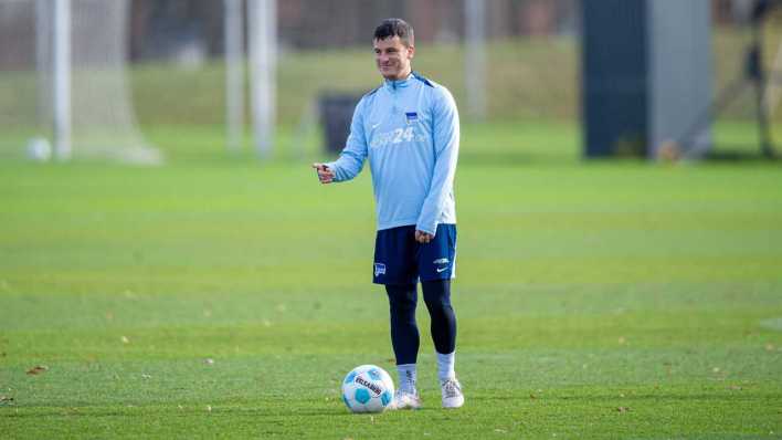 Training, Diego Demme (Hertha BSC) (Bild: IMAGO/Sebastian Räppold/Matthias Koch)