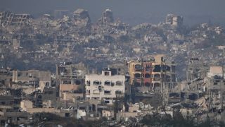 Zerstörte Gebäude im Gazastreifen.