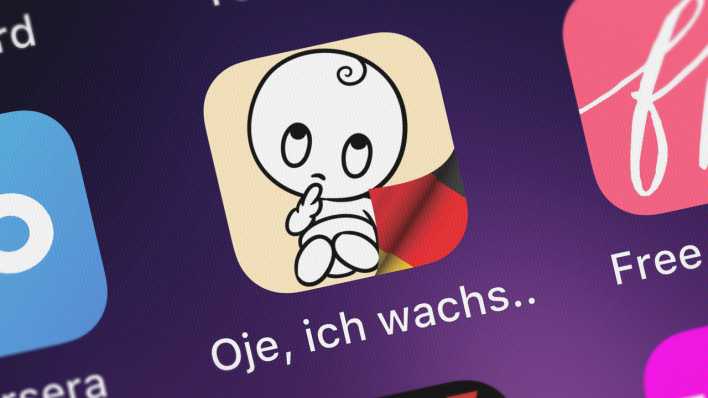 App "Oje, ich wachse"