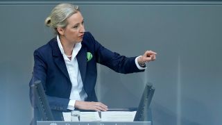 Alice Weidel spricht am 11. Februar 2025 im Bundestag.