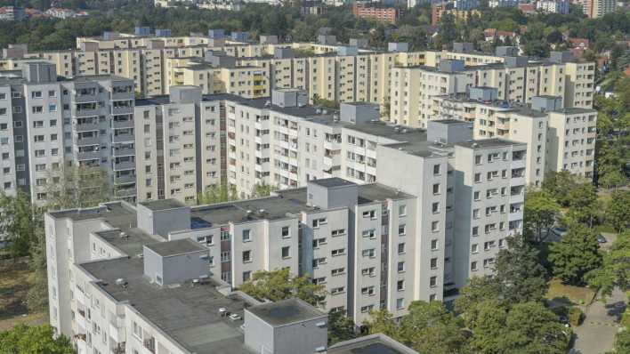 Wohnhäuser in der Rudolf Wissell-Siedlung in Berlin-Spandau