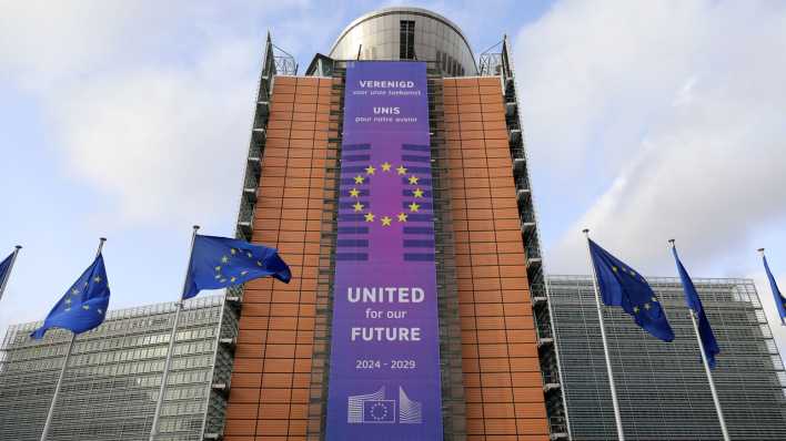 Das Berlaymont-Gebäude, Sitz der Europäischen Kommission in Brüssel.