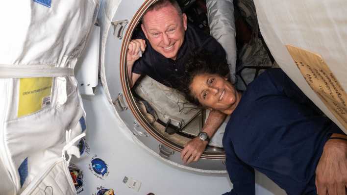 Die Nasa-Astronauten Butch Wilmore und Suni Williams sitzen seit Juni 2024 auf der Internationalen Raumstation (ISS) fest.