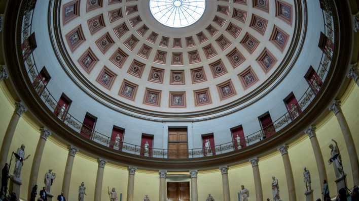 Die Kuppel im Alten Museum auf der Berliner Museumsinsel.