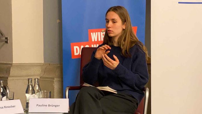 Pauline Brünger, Sprecherin von Fridays for Future (Bild: Siri Elmqvist/EAzB)